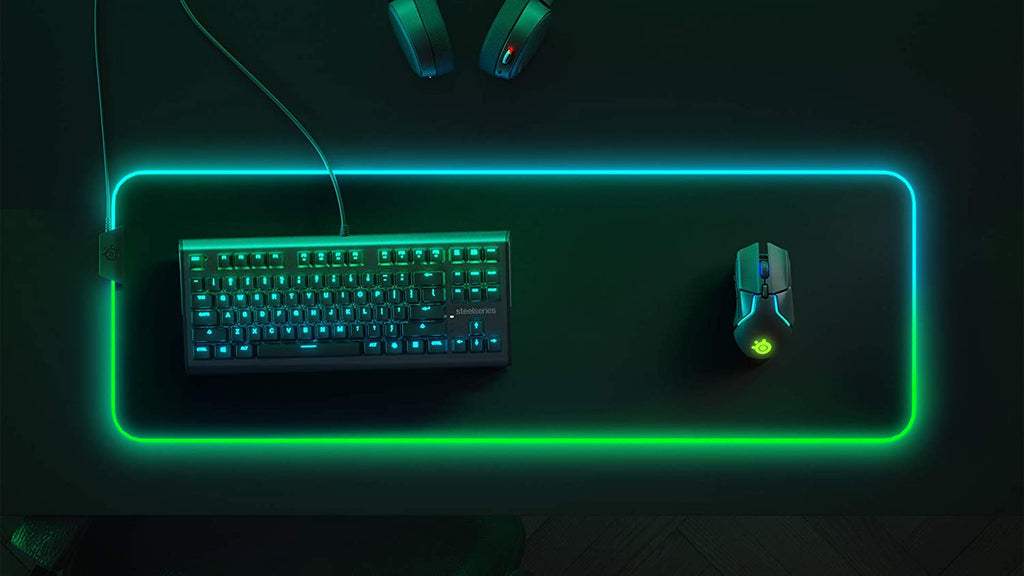 Qck Gaming Surface - XL RGB Prism Cloth Optimized for Gaming Sensors