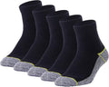Copper Infused Athletic Ankle Quarter Socks for Mens and Womens 4/5 Pairs