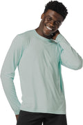 Men'S Outdoor UPF 50+ Long Sleeve T-Shirt, UV Sun Protection for Fishing, Running, Hiking