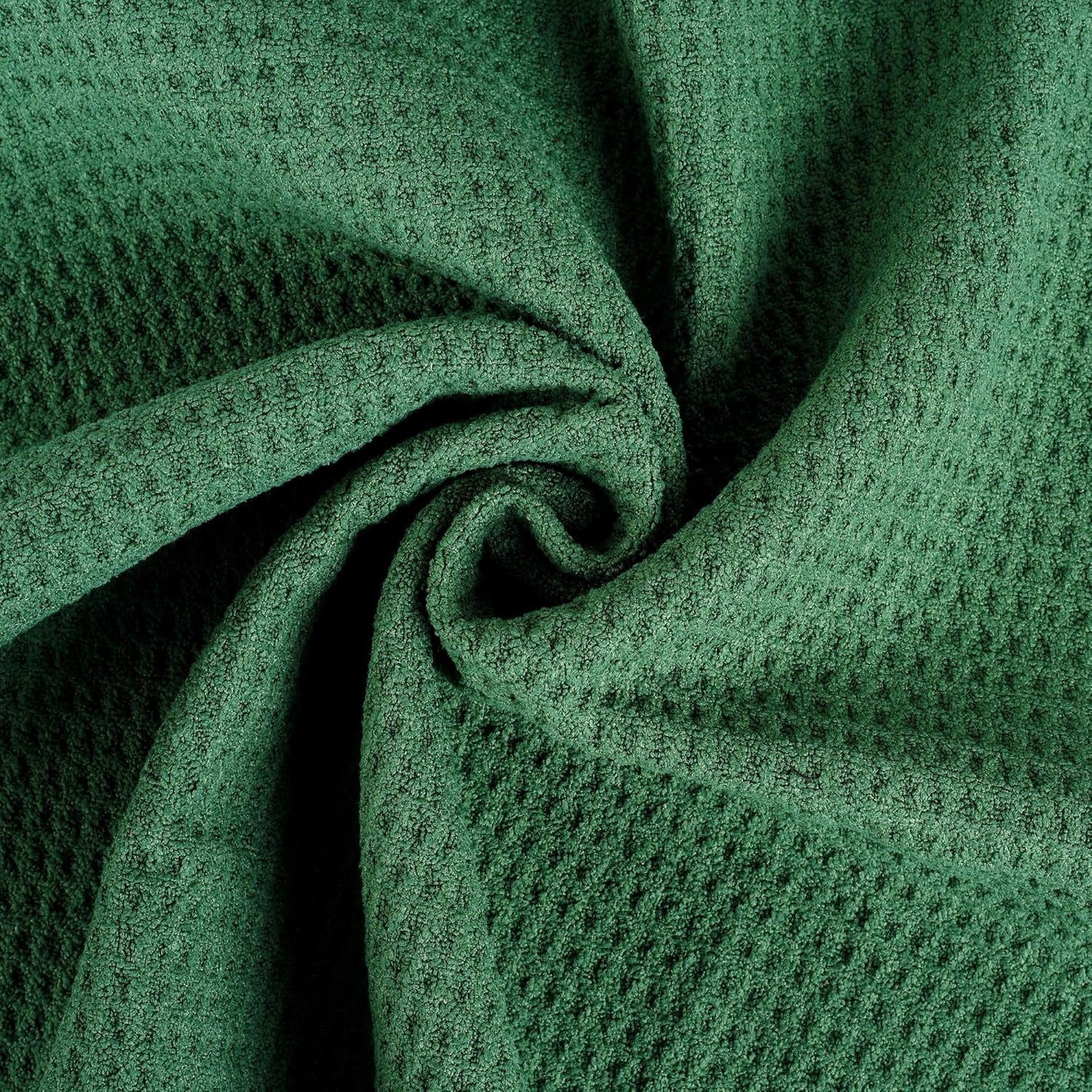 Tri-Fold Golf Towel | Premium Microfiber Fabric | Waffle Pattern | Heavy Duty Carabiner Clip | 14 Color Options